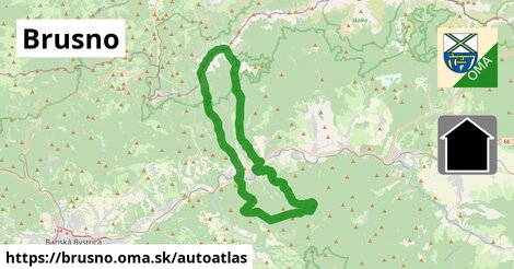 ikona Mapa autoatlas v brusno