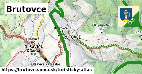 ikona Turistická mapa turisticky-atlas v brutovce