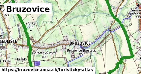 ikona Turistická mapa turisticky-atlas v bruzovice