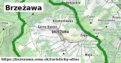 ikona Brzeżawa: 0 m trás turisticky-atlas v brzezawa