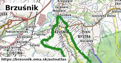 ikona Mapa autoatlas v brzusnik