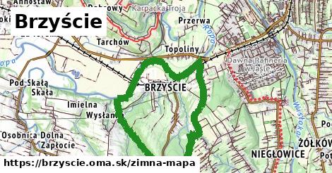 ikona Brzyście: 0 m trás zimna-mapa v brzyscie
