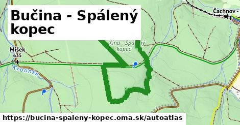 ikona Mapa autoatlas v bucina-spaleny-kopec