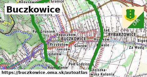 ikona Mapa autoatlas v buczkowice