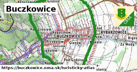 ikona Turistická mapa turisticky-atlas v buczkowice