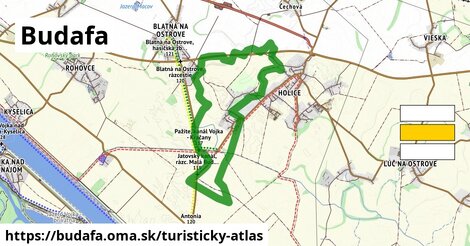 ikona Turistická mapa turisticky-atlas v budafa