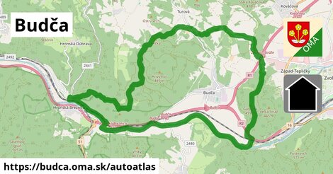 ikona Mapa autoatlas v budca