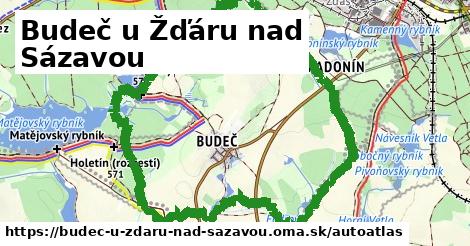 ikona Mapa autoatlas v budec-u-zdaru-nad-sazavou