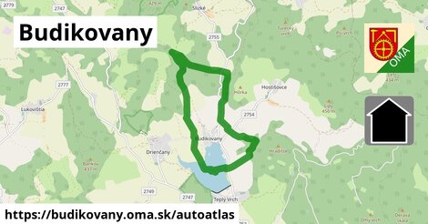 ikona Mapa autoatlas v budikovany