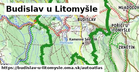 ikona Mapa autoatlas v budislav-u-litomysle