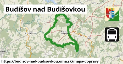 ikona Mapa dopravy mapa-dopravy v budisov-nad-budisovkou