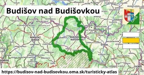 ikona Budišov nad Budišovkou: 85 km trás turisticky-atlas v budisov-nad-budisovkou