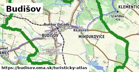 ikona Turistická mapa turisticky-atlas v budisov