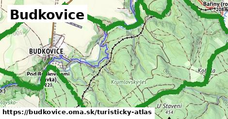 ikona Turistická mapa turisticky-atlas v budkovice