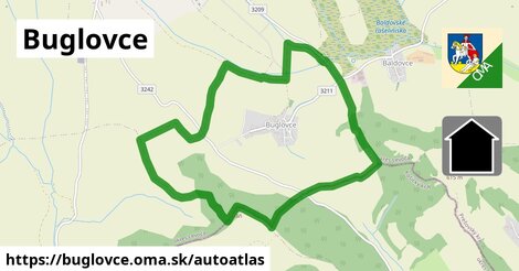 ikona Mapa autoatlas v buglovce