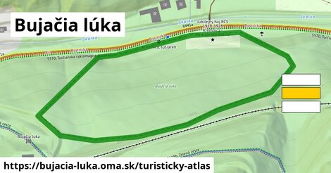 ikona Turistická mapa turisticky-atlas v bujacia-luka