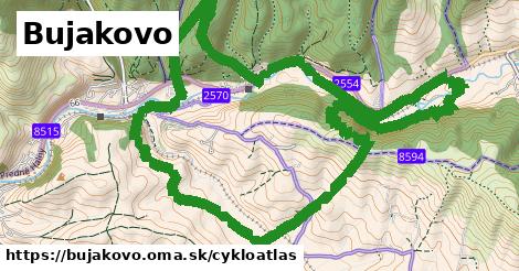 ikona Bujakovo: 7,2 km trás cykloatlas v bujakovo