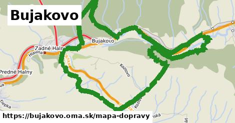 ikona Bujakovo: 16 km trás mapa-dopravy v bujakovo