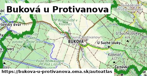 ikona Mapa autoatlas v bukova-u-protivanova