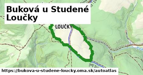 ulice v Buková u Studené Loučky