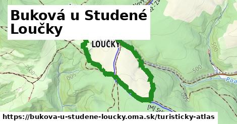 ikona Turistická mapa turisticky-atlas v bukova-u-studene-loucky