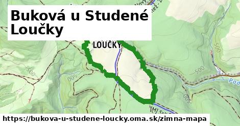 ikona Zimná mapa zimna-mapa v bukova-u-studene-loucky