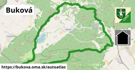 ikona Mapa autoatlas v bukova