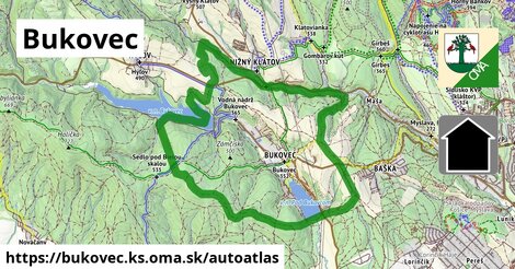 ikona Mapa autoatlas v bukovec.ks