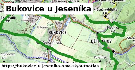 ikona Mapa autoatlas v bukovice-u-jesenika