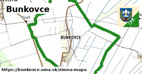 ikona Bunkovce: 0 m trás zimna-mapa v bunkovce