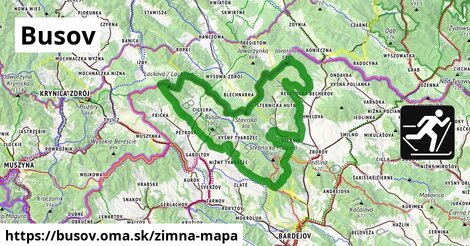 ikona Zimná mapa zimna-mapa v busov