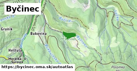 ikona Mapa autoatlas v bycinec