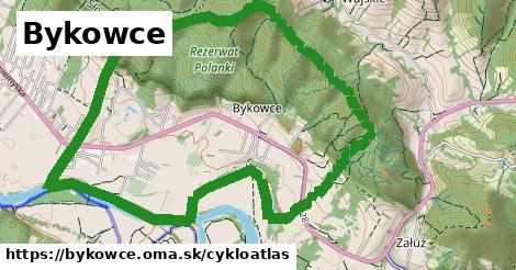 ikona Cyklo cykloatlas v bykowce