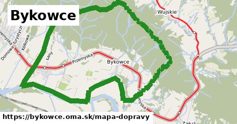 ikona Mapa dopravy mapa-dopravy v bykowce