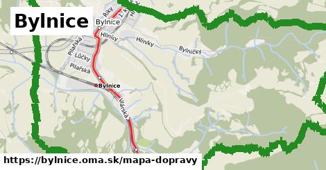ikona Bylnice: 3,7 km trás mapa-dopravy v bylnice