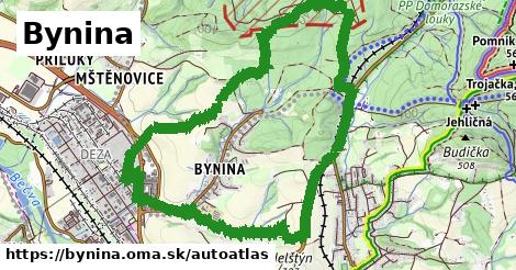 ikona Mapa autoatlas v bynina