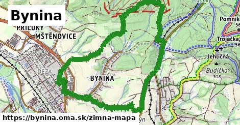 ikona Zimná mapa zimna-mapa v bynina