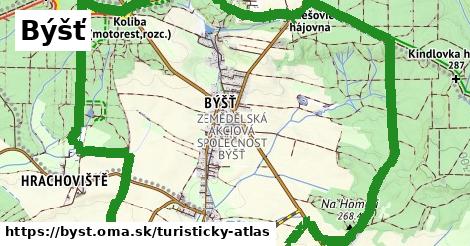 ikona Turistická mapa turisticky-atlas v byst