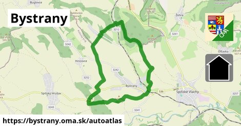 ikona Mapa autoatlas v bystrany