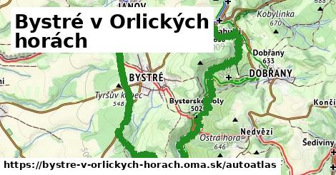 ikona Mapa autoatlas v bystre-v-orlickych-horach