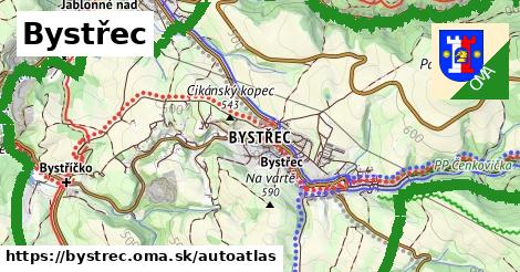 ikona Mapa autoatlas v bystrec