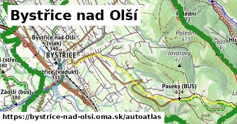 ikona Mapa autoatlas v bystrice-nad-olsi