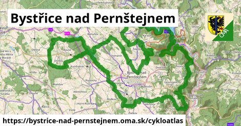 ikona Cyklo cykloatlas v bystrice-nad-pernstejnem