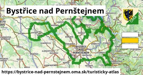 ikona Turistická mapa turisticky-atlas v bystrice-nad-pernstejnem