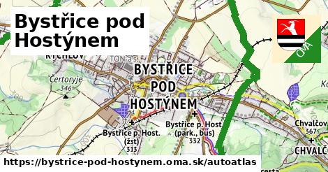 ulice v Bystřice pod Hostýnem