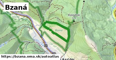 ikona Mapa autoatlas v bzana