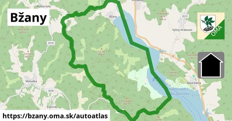 ikona Mapa autoatlas v bzany