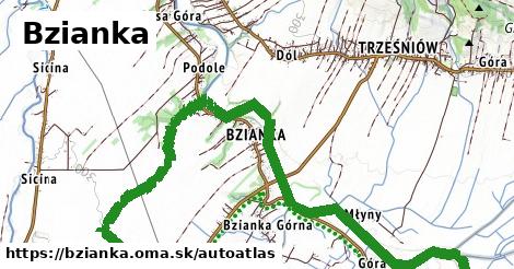 ikona Mapa autoatlas v bzianka