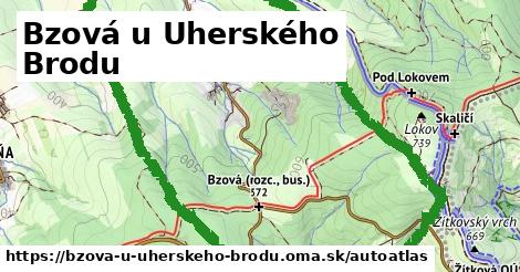 ikona Mapa autoatlas v bzova-u-uherskeho-brodu