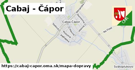 ikona Mapa dopravy mapa-dopravy v cabaj-capor